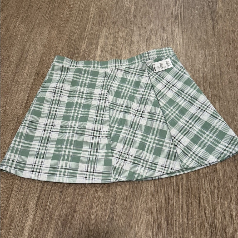 RSQ XXL NWT Plaid Green Skirt